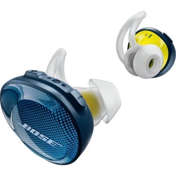 Bose SoundSport Free Wireless In-Ear Headphones - Midnight Blue/Citron by Bose - Image 3
