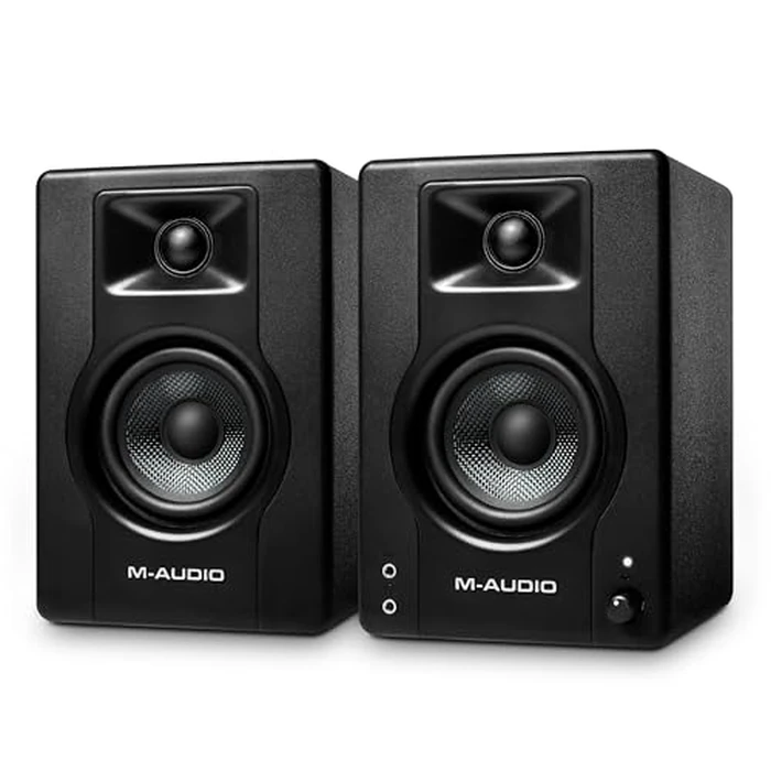 M-AUDIO BX3 Pair 3.5" Studio Monitors, HD PC Speakers for Recording and Multimedia with Music Production Software by M-AUDIO - Image 1