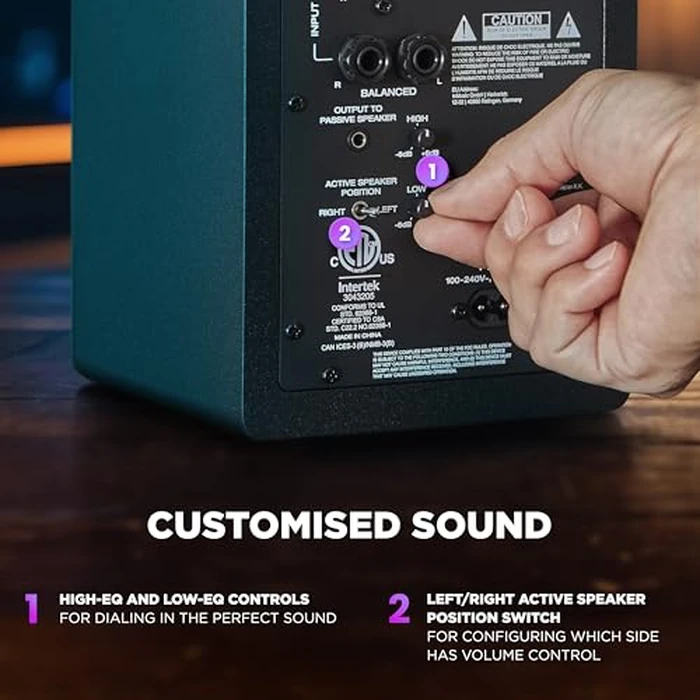 M-AUDIO BX3 Pair 3.5" Studio Monitors, HD PC Speakers for Recording and Multimedia with Music Production Software by M-AUDIO - Image 4