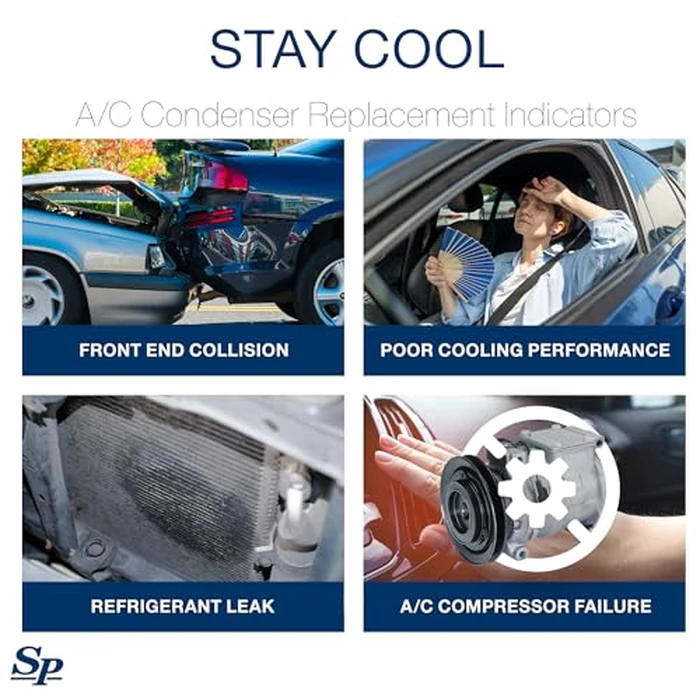 Spectra Premium 7-3642 Air Conditioning AC Condenser Compatible With Chevrolet Blazer, C Models, Suburban, K Models, R Models, V Models, GMC C Models, Suburban, Jimmy, K Models, R Models and V Models by Spectra Premium - Image 6