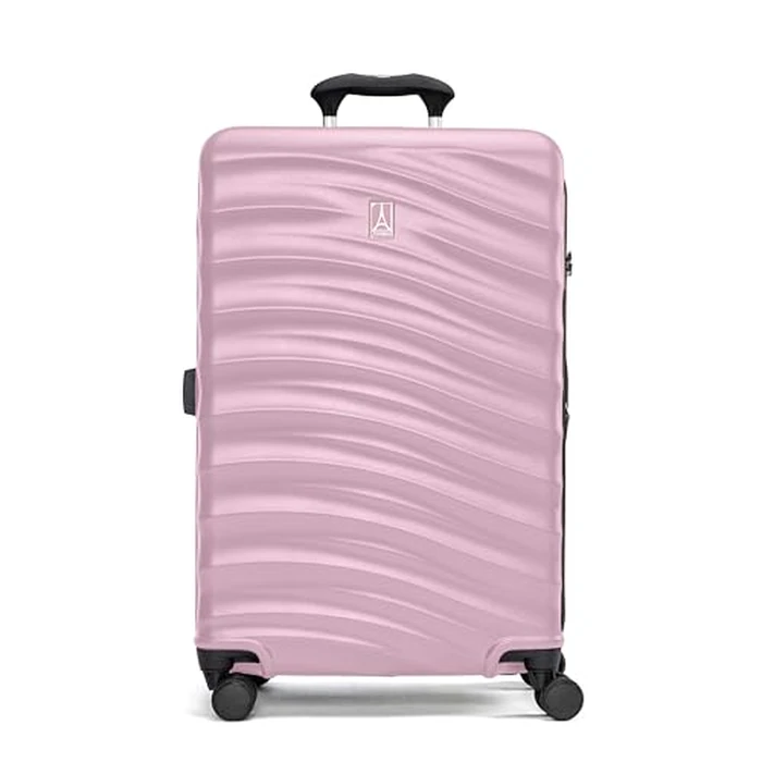 Travelpro Maxlite Air V2 Hardside Expandable Checked Luggage, 8 Spinner Wheels, Lightweight Hard Shell Suitcase, TSA Lock, Pink, Checked Medium 25-Inch by Travelpro - Used - Good condition - CA$167.06