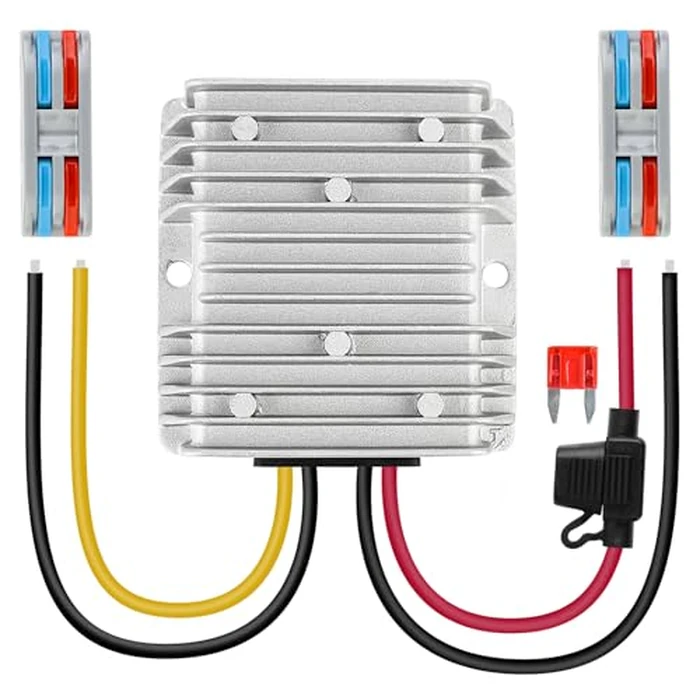 SUPERNIGHT DC 12V Step Up to 24V 10A 240W DC Boost Converter with Fuse Waterproof Voltage Regulator Module Transformer for Golf Cart Club Car LED Strip Light by SUPERNIGHT - Used - Like New condition - US$17.15