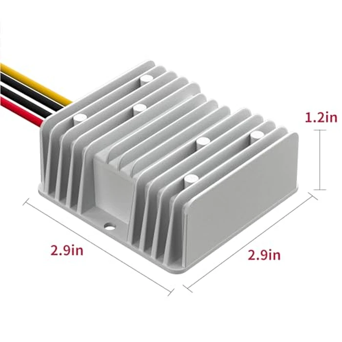 SUPERNIGHT DC 12V Step Up to 24V 10A 240W DC Boost Converter with Fuse Waterproof Voltage Regulator Module Transformer for Golf Cart Club Car LED Strip Light by SUPERNIGHT - Image 5
