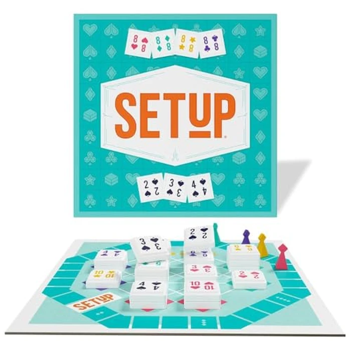 Setup (Bilingual French/English) - Board Games - Strategy/Tile Placement - Games for Family - Ages 8+ - 2 to 4 Players - 15 to 30 Minute Playtime - Made by Asmodee by Bezzerwizzer - Used - Like New condition - CA$24.63