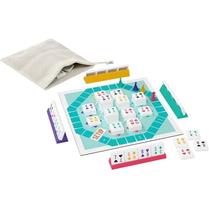Setup (Bilingual French/English) - Board Games - Strategy/Tile Placement - Games for Family - Ages 8+ - 2 to 4 Players - 15 to 30 Minute Playtime - Made by Asmodee by Bezzerwizzer - Image 2
