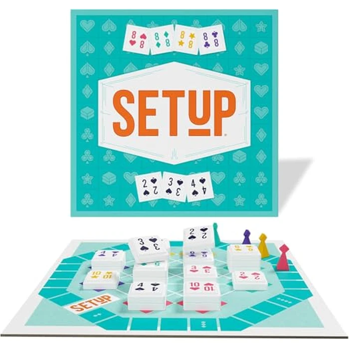 Setup (Bilingual French/English) - Board Games - Strategy/Tile Placement - Games for Family - Ages 8+ - 2 to 4 Players - 15 to 30 Minute Playtime - Made by Asmodee by Bezzerwizzer - Image 3