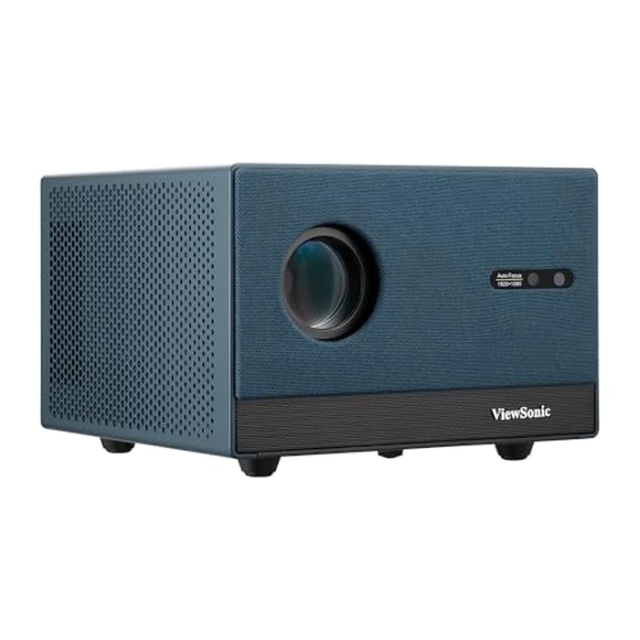ViewSonic LX60HD 1080p LED Portable Projector with Built-in Google TV, H/V Keystone, Auto Focus, Bluetooth, and Wi-Fi for Smart Home Theater by ViewSonic - Used - Acceptable condition - CA$261.06