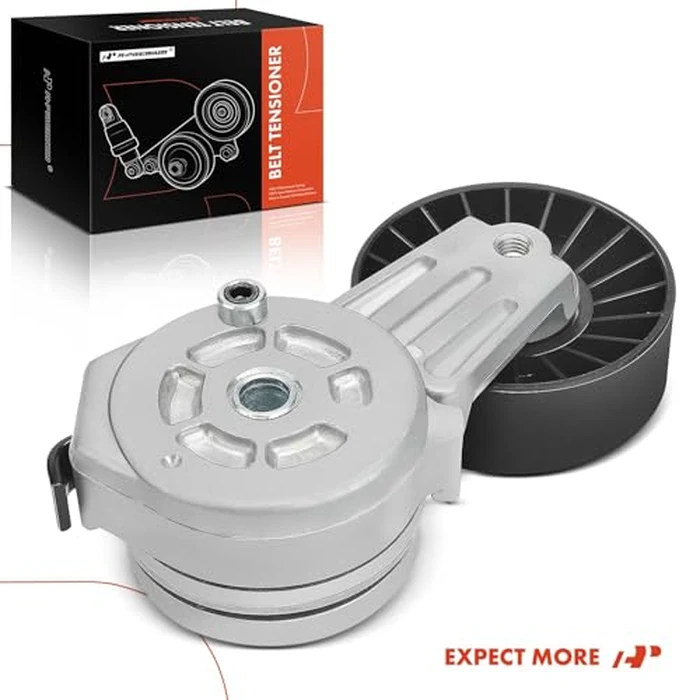 A-Premium Belt Tensioner Assembly with Pulley Compatible with Ford F-150 1987-1996, F-250 1987-1996, F-350 1987-1996, E-150 Econoline 1987-1996, E-250 Econoline, E-350 Econoline Club Wagon, Bronco by A-premium - Image 8