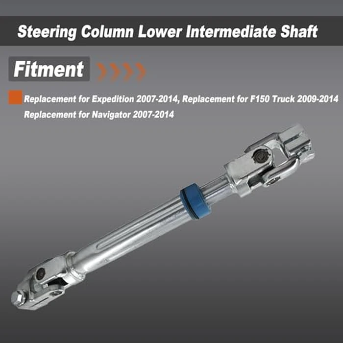 waltyotur Steering Column Lower Intermediate Shaft Replacement for F-150 2009-2014 Replacement for Navigator 8L1Z3B676A with U-Joint Coupler by waltyotur - Image 3