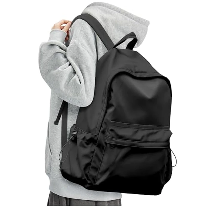 Black Backpack for Men Women Large, Gym Backpack for Women Foldable Outdoor Weekender Gym Bag, Waterproof Sports Back Pack & Dance Yoga travel Bag by BJLFS - Used - Like New condition - US$17.98