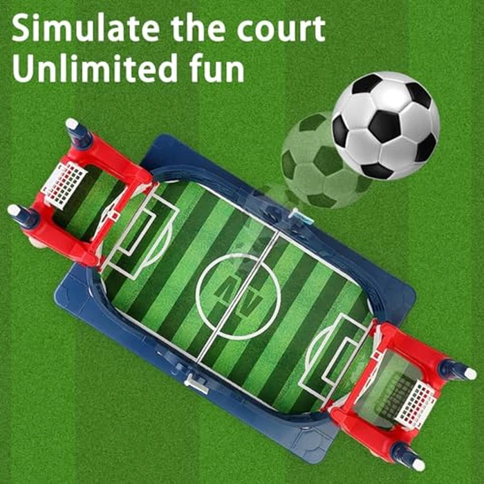 PowerKing Tabletop Foosball Tables with Protable Box, Mini Tabletop Foosball Table Games Competitive Sports Games, Tabletop Slingshot Games Toys for Fun Family by PowerKing - Image 2