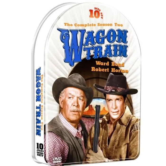 Wagon Train: Season 2 in a Collectible Embossed Metallic Tin! 10 DVD Set! by Shout! Factory / Timeless Media - Used - Acceptable condition - US$20.99