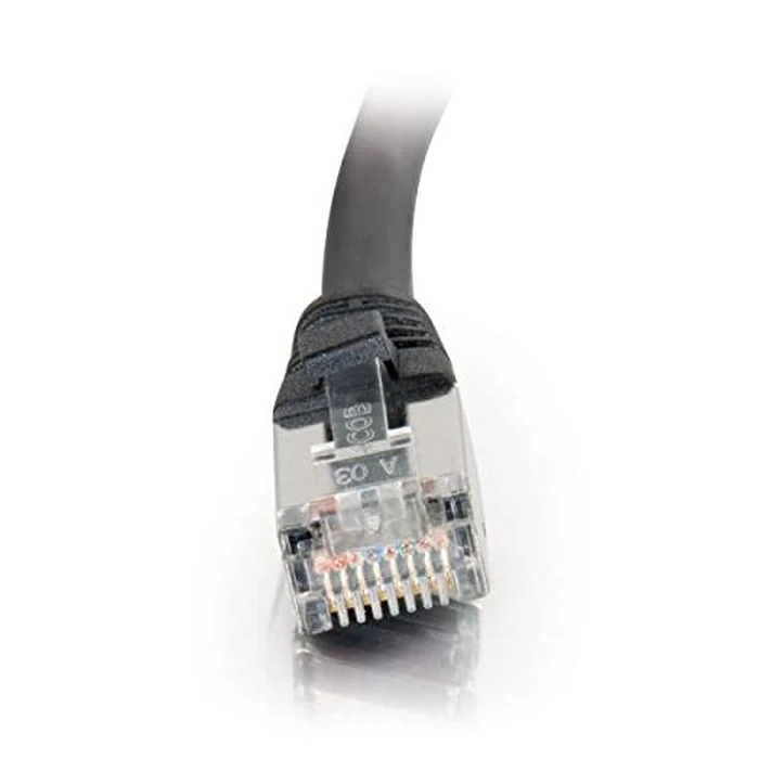 C2G 28696 Cat5e Cable - Snagless Shielded Ethernet Network Patch Cable, Black (50 Feet, 15.24 Meters) by C2G - Image 3
