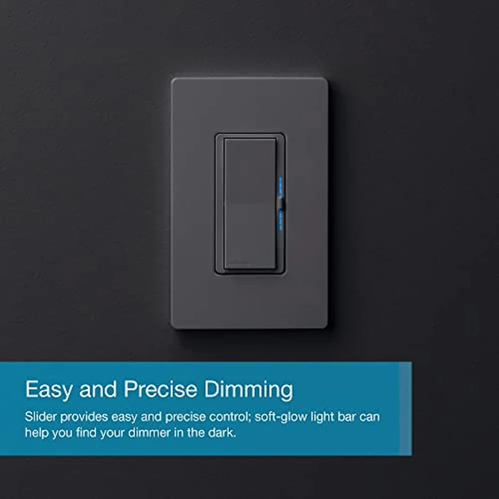 Lutron Caseta Smart Lighting Diva Smart Dimmer Switch w/Wall Plate for LED Bulbs, Works w/Alexa, Apple Homekit, Google Home (Hub Required), 150W, No Neutral Required, DVRFW-6L-WH-A, White by Lutron - Image 2