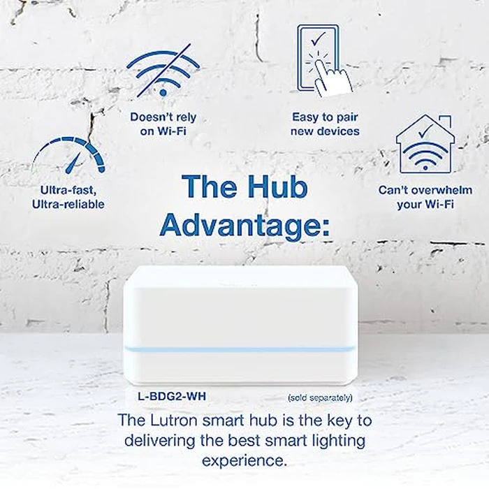 Lutron Caseta Smart Lighting Diva Smart Dimmer Switch w/Wall Plate for LED Bulbs, Works w/Alexa, Apple Homekit, Google Home (Hub Required), 150W, No Neutral Required, DVRFW-6L-WH-A, White by Lutron - Image 5