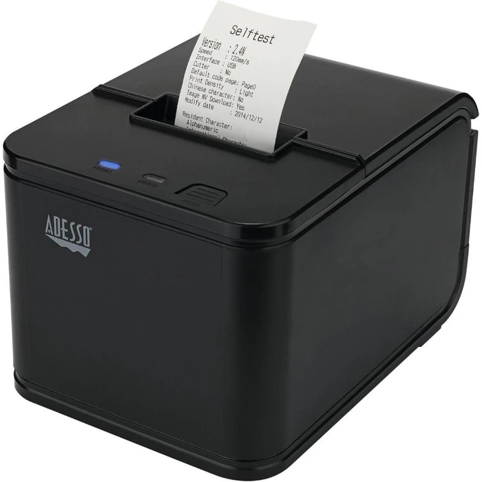 Adesso NuPrint 210 Receipt Printer - Black by Adesso - Refurbished - Excellent condition - CA$181.49
