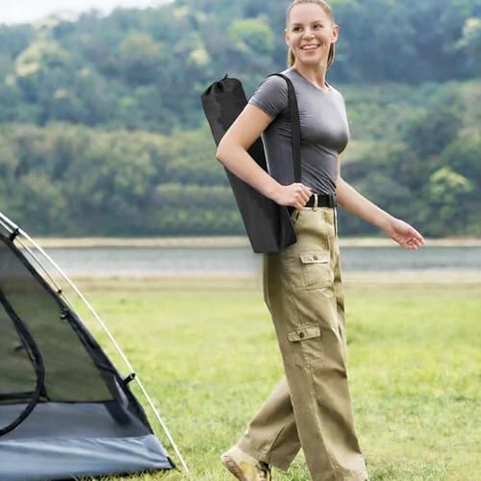 SAILARY 2 Pack Folding Camping Chair with Cup Holder & Side Storage Bag 300lbs Capacity Lightweight High Back Portable for Beach, Picnic, Sport, Black by SAILARY - Image 8