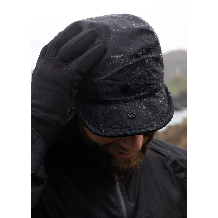 SEALSKINZ | Kirstead | Waterproof Extreme Cold Weather Hat | Fleece Lined | for Outdoor Adventure | Protects Against Wind & Rain Jet Black by SEALSKINZ - Image 2