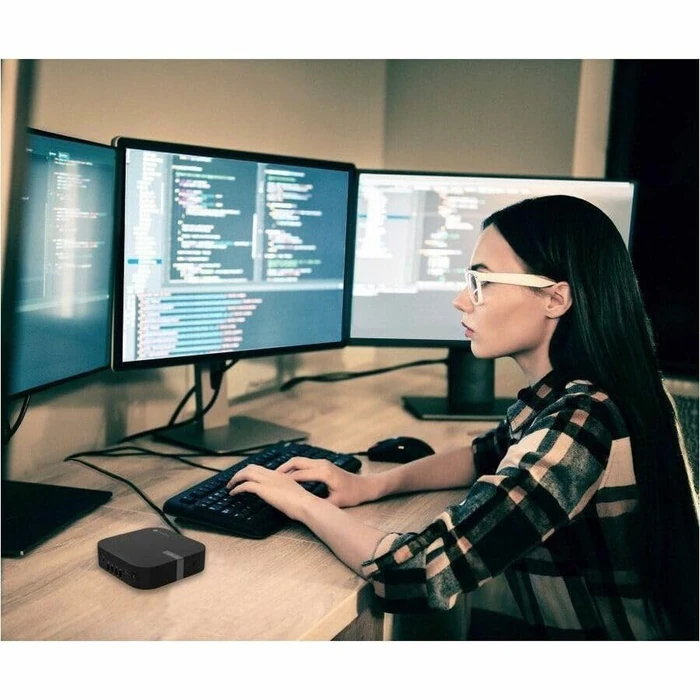 ASUS Chromebox 5a with Intel(R) Celeron(R) 7305 Processor, 4GB DDR4 RAM, 128GB M.2 PCIe G4x4 NVMe SSD, Quad-Display, Wi-Fi 6E & Bluetooth, Gb LAN, USB-C, Chrome OS, VESA Mount by ASUS - Image 2