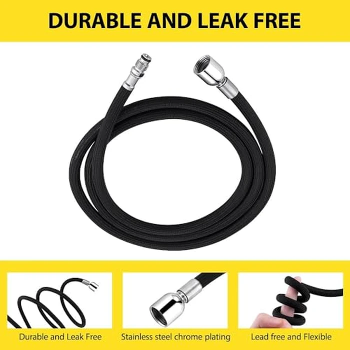 K-1219935-BC Pull Down Hose Kit Compatible with Kohler Pull-down Faucet, Spray Hose Replacement for Pull Down Kitchen Faucets, Pullout Hose Kit Replace to Kitchen Faucet Hose K-1304674-BC, 68 Inches by hansengroe - Image 3
