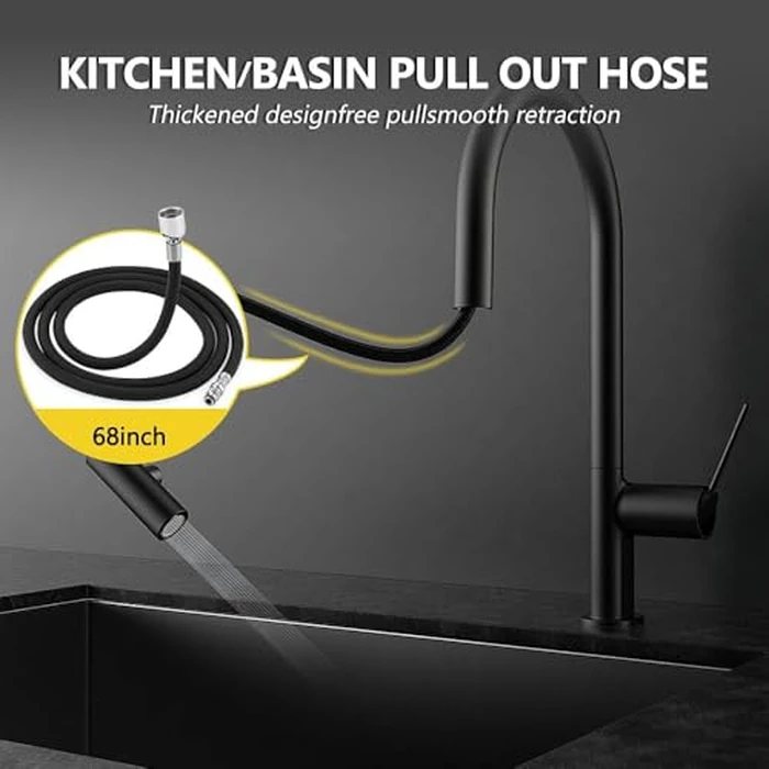 K-1219935-BC Pull Down Hose Kit Compatible with Kohler Pull-down Faucet, Spray Hose Replacement for Pull Down Kitchen Faucets, Pullout Hose Kit Replace to Kitchen Faucet Hose K-1304674-BC, 68 Inches by hansengroe - Image 6