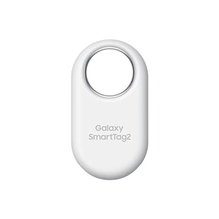 Samsung Galaxy SmartTag2, Bluetooth Tracker, Smart Tag Tracking Device, Item Finder for Keys, Wallet, Luggage, Pets, Use w/ Phones and Tablets Android 11 or Later, 2023, 1 Pack, White by Samsung - Used - Very Good condition