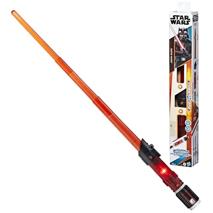 STAR WARS Lightsaber Forge Kyber Core Darth Vader, Officially Licensed Red Customizable Electronic Lightsaber, Toys for 4 Year Old Boys and Girls by STAR WARS - Image 1