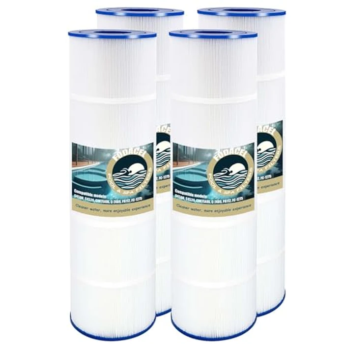 FODACEL (4 Pack) Upgraded C-7489/PA112 Pool Filter, Swimming Pool Filter, Compatible with Hayward CX875RE, SwimClear C4500, PA112, Unicel C-7489, Filbur FC-1275 by FODACEL - Image 1