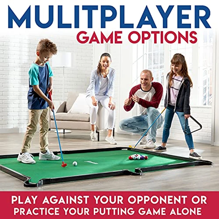 Franklin Sports Billiards Golf - Combining Billiards & Golf - Perfect for Kids and Families - Indoor Mini Game for Adults + Kids by Franklin Sports - Image 8