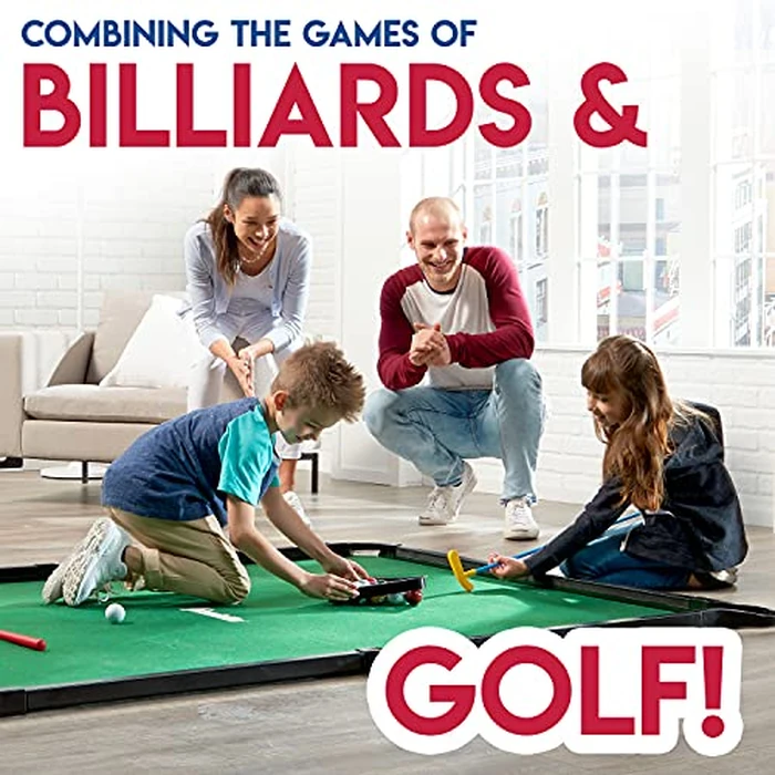 Franklin Sports Billiards Golf - Combining Billiards & Golf - Perfect for Kids and Families - Indoor Mini Game for Adults + Kids by Franklin Sports - Image 9
