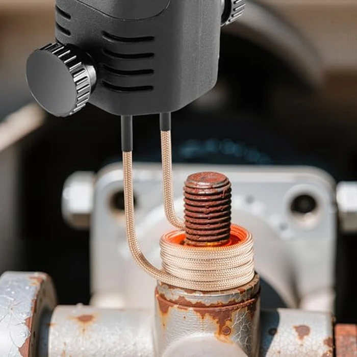 VEVOR 10Pcs Magnetic Induction Heater Coil, Inductor Heat Accessories, Mini Heater Coil Kit with Flexibility and Long Lifespan, for Removing Rusty Bolts and Nuts, 8 Coils + 1 U-Shaped + 1 Free Forming by VEVOR - Image 2