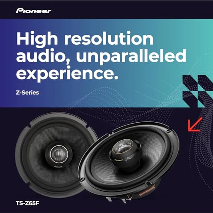 PIONEER Z-Series TS-Z65F 6.5” 2-Way Speakers (Pair) - 330W Max, Balanced Sound + Smooth Treble, Audiophile Upgrade, add an Amplifier for Optimal Performance by PIONEER - Image 2