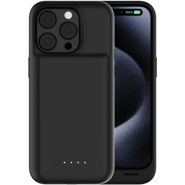 Mophie Juice Pack Battery Phone Case for iPhone 15 Pro - Black by Mophie - Image 2
