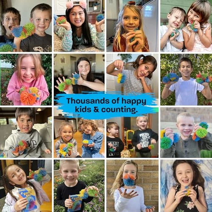 Stringy Balls & Fidget Toys 20 Pack - Fun Sensory Toys for Kids School Classroom - Birthday Gifts Toddler Toys for Boys & Girls - Sensory Bulk Fidget Party Favors 3 4 5 6 7 8 + Year Old Gift Idea by Refresh Sports - Image 3