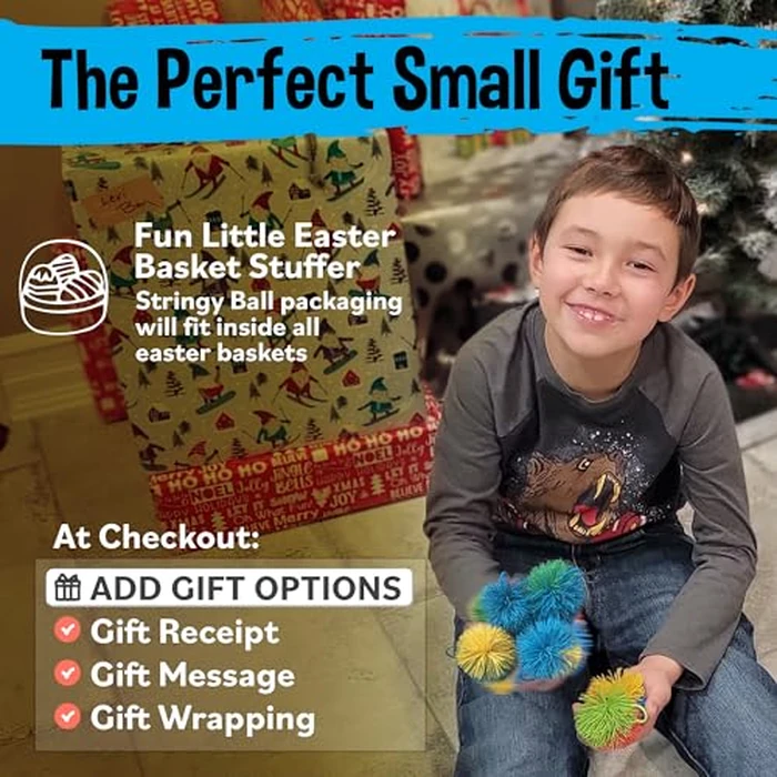 Stringy Balls & Fidget Toys 20 Pack - Fun Sensory Toys for Kids School Classroom - Birthday Gifts Toddler Toys for Boys & Girls - Sensory Bulk Fidget Party Favors 3 4 5 6 7 8 + Year Old Gift Idea by Refresh Sports - Image 6