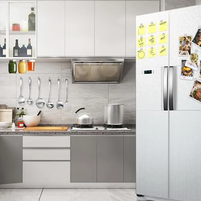 E BAVITE Super Strong Neodymium Disc Magnets with Double-Sided Adhesive 100 Packs Rare Earth Magnet Fridge DIY Building, Scientific Craft, and Office 1.26 inch D x 1/8 inch by E BAVITE - Image 7