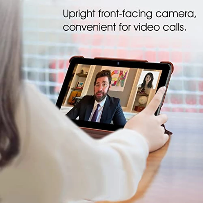 Fintie Case for Kindle Fire HD 8 & HD 8 Plus Tablet (12th/10th Generation, 2024/2022/2020 Release) - 360 Degree Rotating Swivel Stand Protective Cover with Dual Auto Sleep Wake, Brown by FINTIE - Image 7