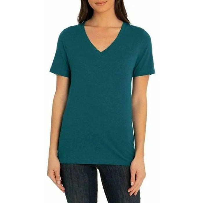 Eddie Bauer Women's Short Sleeve Modal Scoop Neck T-Shirt - Peacock by Eddie Bauer - Refurbished - Brand New condition