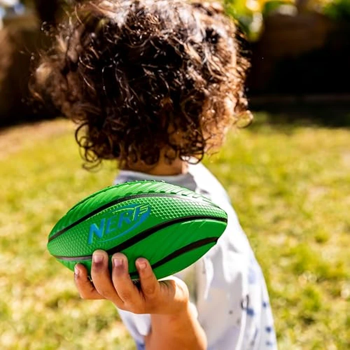 Nerf Mini Foam Sports Ball Set - Foam Football, Soccer Ball + Basketball Set Soft Sports Toy for Kids - Multicolor by Nerf - Image 9