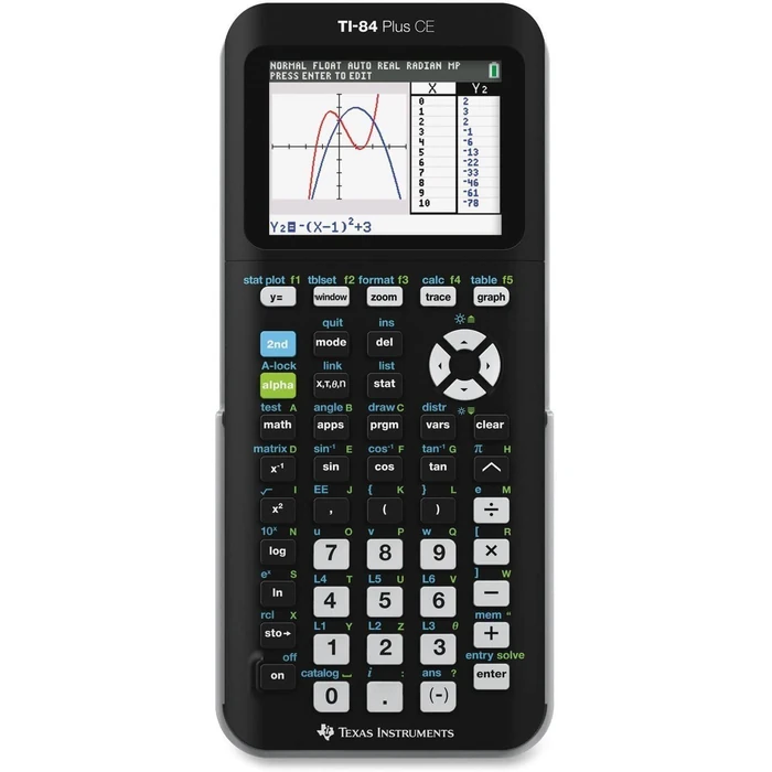 Texas Instruments TI-84 Plus CE Graphing Calculator - Black by Texas - Refurbished - Excellent condition - US$111.98