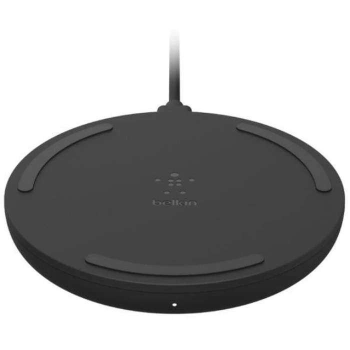 Belkin BoostCharge Wireless Charging Pad 15W - Black by Belkin - Refurbished - Premium condition - CA$45.99