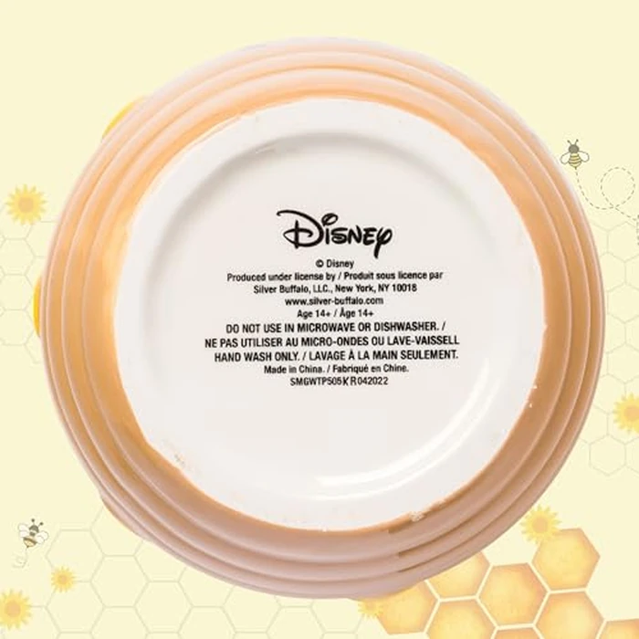 Silver Buffalo Disney Winnie the Pooh Honey "Hunny" Pot Sculpted 3D Hand Painted Ceramic Snack Cookie Jar (Small) by Silver Buffalo - Image 8