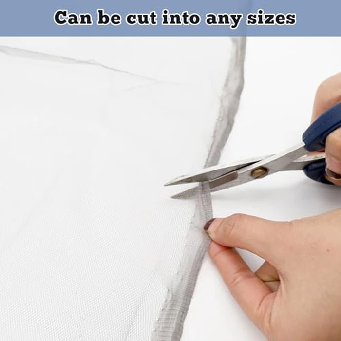 39 x 10 Ft Mosquito Netting for Garden Patio, Breathable Mesh Net for Bird and Insect Protection, Plant Cover for Vegetables, Fruits and Flowers, 3x12m Gray by RGQSUN - Image 4