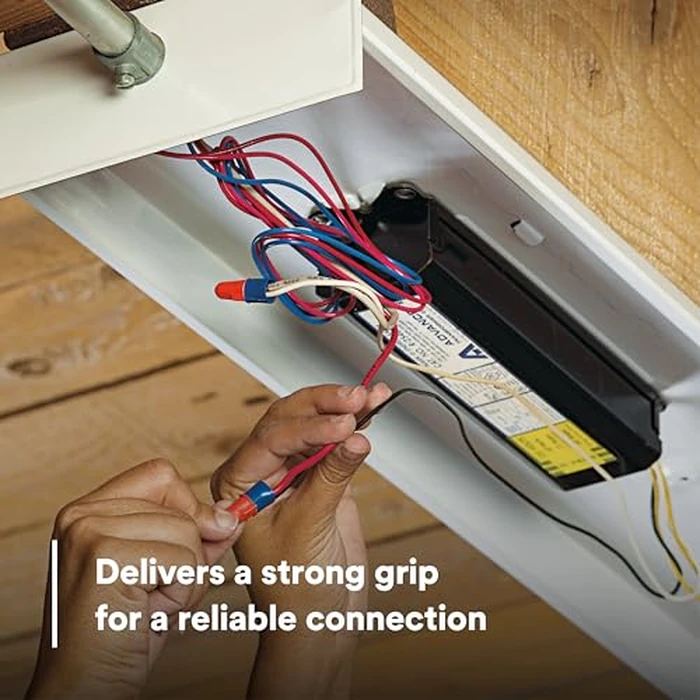 3M Performance Plus Wire Connector, O/B+JUG, Orange/Blue, Flexible Steel Spring Connectors, Twist On, CSA Certified, UL Listed, Jug of 500, 22-12 AWG by 3M - Image 5