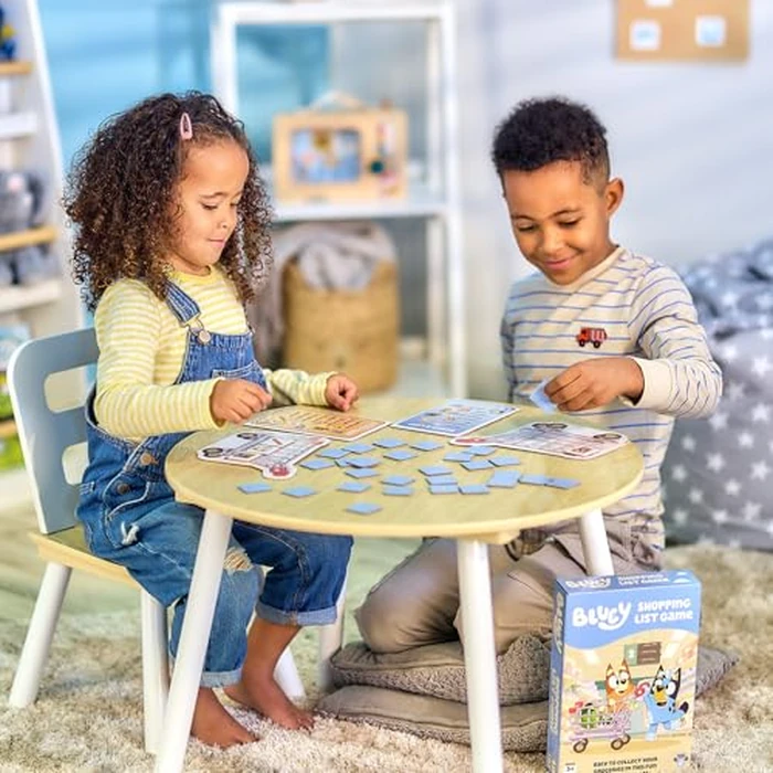 Bluey Shopping List Game, Join Bluey, Bingo, Bandit & Chilli On A Fun Supermarket Adventure, Race to Fill Your Trolley in This Fun Memory and Matching Game, for Ages 3+, 2-4 Players by BLUEY - Image 6