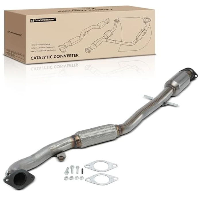 A-Premium Rear Catalytic Converter with Gasket Kit Direct-Fit Compatible with Chevrolet Malibu 2013-2015, Malibu Limited 2016, 2.5L, E.P.A. Compliant, Replace# 22935117 by A-premium - Used - Like New condition