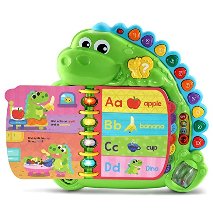 LeapFrog Dino's Delightful Day Alphabet Book, Green by LeapFrog - Image 3