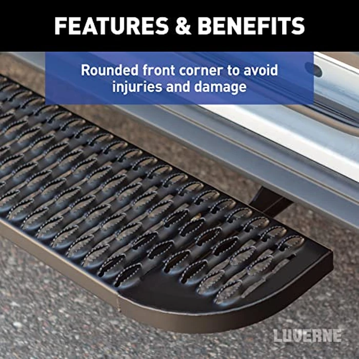 LUVERNE 495154-401817 Grip Step XL 9-1/2 x 54-in Steel Passenger Side Running Board, Select Ford E-Transit Electric Van by LUVERNE - Image 6
