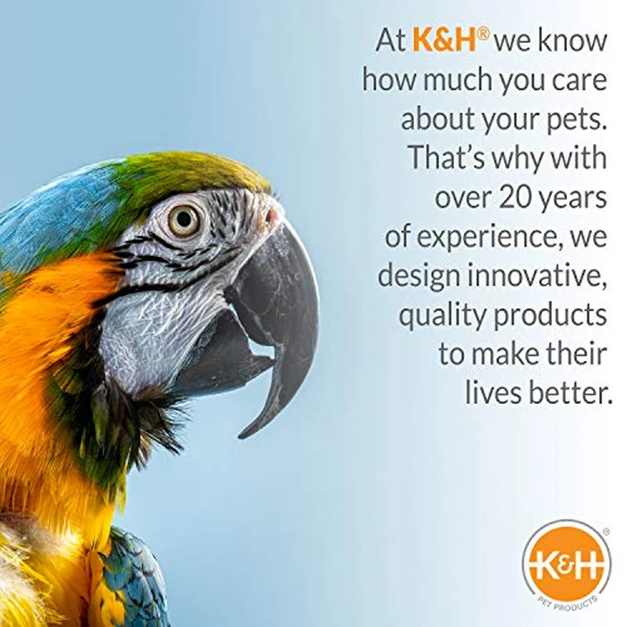 K&H Pet Products Snuggle-Up Bird Cage Heater, Bird Cage Accessory, Exotic Avian Warming Panel for Small Exotics Like Parakeet, Cockatiel, Canary - Small 5 X 3in Gray 12V by K&H Pet Products - Image 7