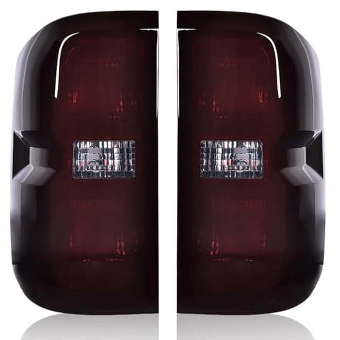 Tail Light Lamp Compatible With Chevy Silverado 1500 2500 HD/GMC Sierra 3500 HD 2016-2019 Smoke Lens w/o Wire Harness Rear Assembly Pilotos Traseros Conjunto by CHEDA - Used - Like New condition